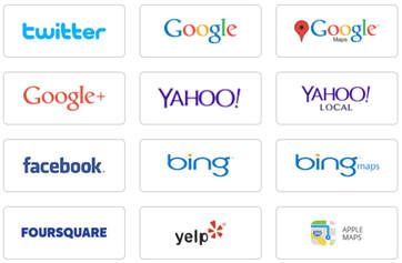Websites for online local places