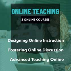 Certificate in Online Teaching