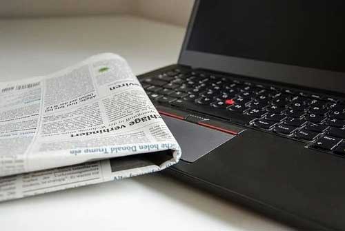 News Release: Newspaper/Computer