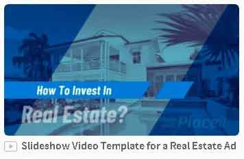 Slideshow Video Template-for a Real Estate Ad