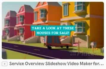 Service Overview Slideshow Video Maker for a Real Estate Video