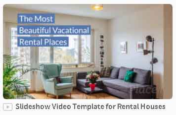 Slideshow Video Template for Rental Houses