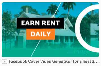 Facebook Cover Video Generator for a Real Estate Company